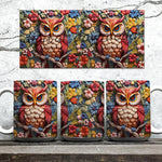 Tasse à imprimé hibou