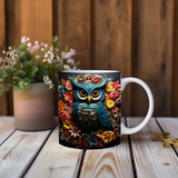 Tasse à imprimé hibou
