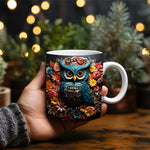 Tasse à imprimé hibou
