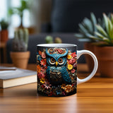 Tasse à imprimé hibou
