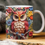 Tasse à imprimé hibou