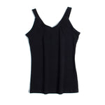 Camisole sans manches sexy à col en V de couleur unie pour femmes