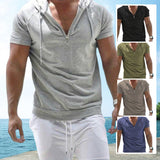 T-shirt de sport décontracté à capuche