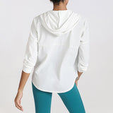 Chemise de protection solaire de sport de couleur unie