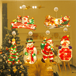 VENTE DE NOËL🎄Lumières à ventouse pour fenêtre de Noël