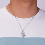 Collier Coeur Clé Couple