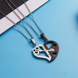 Collier Coeur Clé Couple
