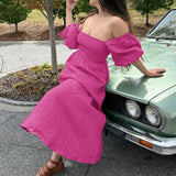 Robe multi-usage à manches lanterne