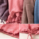 Chemise chauve-souris décontractée pour femme à encolure ronde