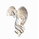 Décoration cadre de porte ailes d'ange en résine
