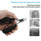 Ensemble de pinces à ongles à bouche d'aigle