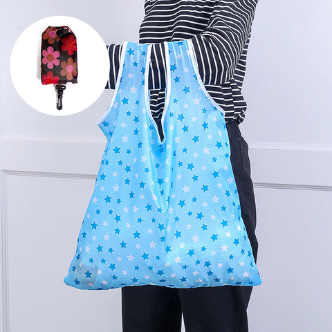 Sac d'épicerie pliable et réutilisable avec porte-clés