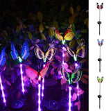 Lumières solaires d'extérieur de papillons pour jardin