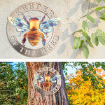 L'art en métal des abeilles