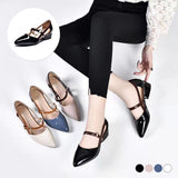 Sandales en cuir souple pour femme