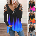 T-shirt En Relief Á Glissière