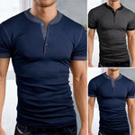 T-shirt de fitness à manches courtes de couleur unie à la mode