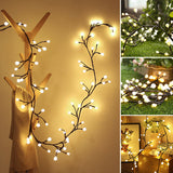 Guirlande Lumineuse en Rotin Branche