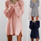 Robe Pull Ample Avec Fermeture Élair