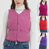 Gilet en coton duveteux