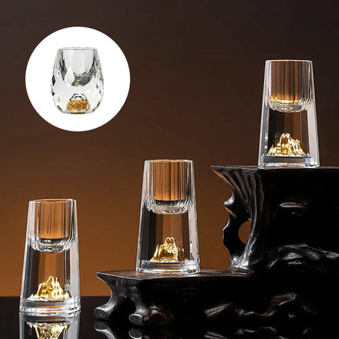 Verre à vin en forme de diamant
