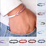 Bracelet Tressé Fait Main Relié