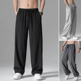 Pantalon Long En Soie Glacée Pour Hommes