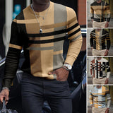 Haut décontracté à manches longues pour hommes