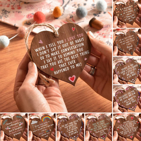 Plaque en Bois d'Amour