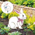 Panneau de signalisation de jardin pour Pâques