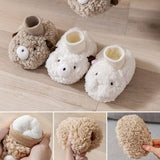 Chaussures pour Tout-petits en Coton en Peluche de Dessin Animé pour Bébé