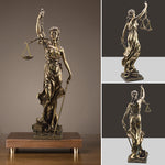 Décoration de la statue de la déesse de la justice