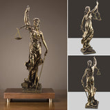 Décoration de la statue de la déesse de la justice