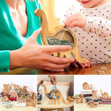 Tirelire Animal en Bois