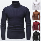 Pull à Col Roulé en Maille pour Homme