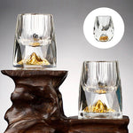 Verre à vin en forme de diamant