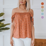 Gilet Floral Sans Manches T-shirt