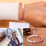 Bracelet Tressé Fait Main Relié