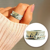 Continuez à grimper Bague en argent