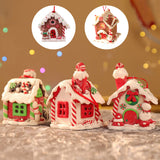 Maison de Noël en argile molle