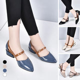 Sandales en cuir souple pour femme