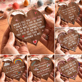 Plaque en Bois d'Amour