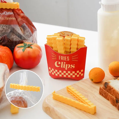 Clips magnétiques amusants sur les frites