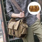 SAC MESSAGER FASHION VINTAGE EN TOILE POUR HOMME