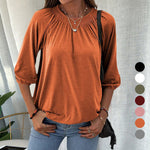 T-shirt Ample à Encolure Ras Du Cou