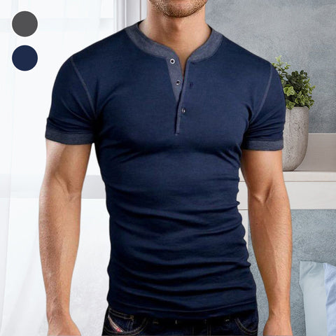 T-shirt de fitness à manches courtes de couleur unie à la mode