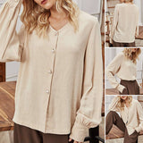 Chemise ample à boutonnage simple