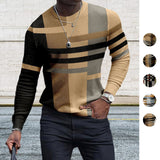 Haut décontracté à manches longues pour hommes