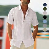 Chemise à boutonnage simple avec poches