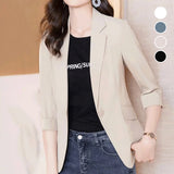 Veste de costume amincissante en Tencel